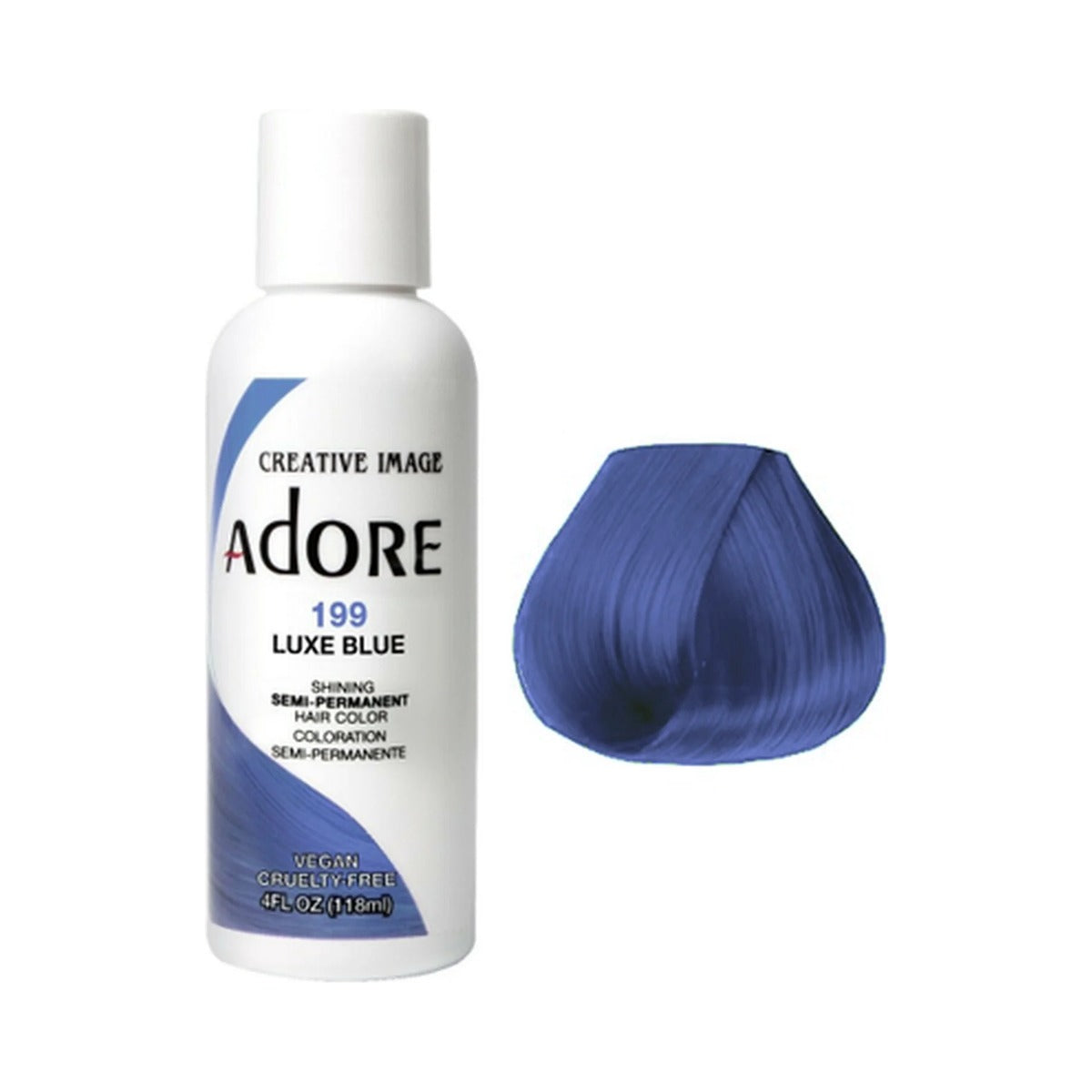 Adore Semi-Permanent Hair Color Luxe Blue 4 Oz (Pack of 72)