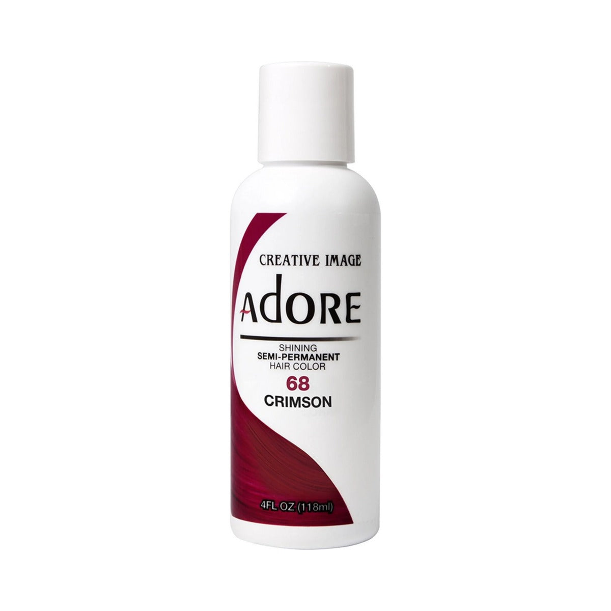 Adore Semi Permanent Hair Color 68 Crimson 4 Oz (Pack of 72)