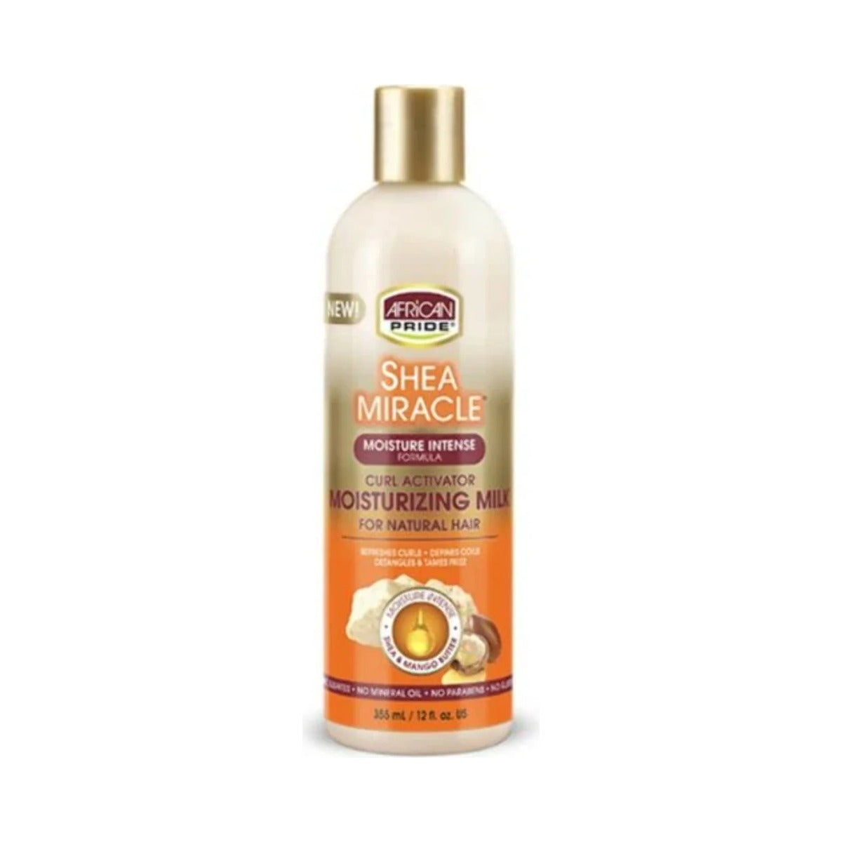 African Pride Shea Miracle Moisture Intense Silky Curls 12 Oz (Pack of 12)
