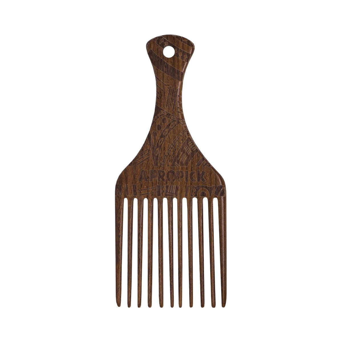 Afropick Wood Hair Pick (Pack of 100) - view 2