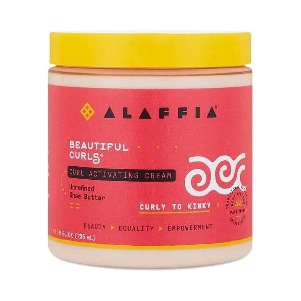 Alaffia Beautiful Curls Curl Activating Cream 8 Oz (Pack of 6)