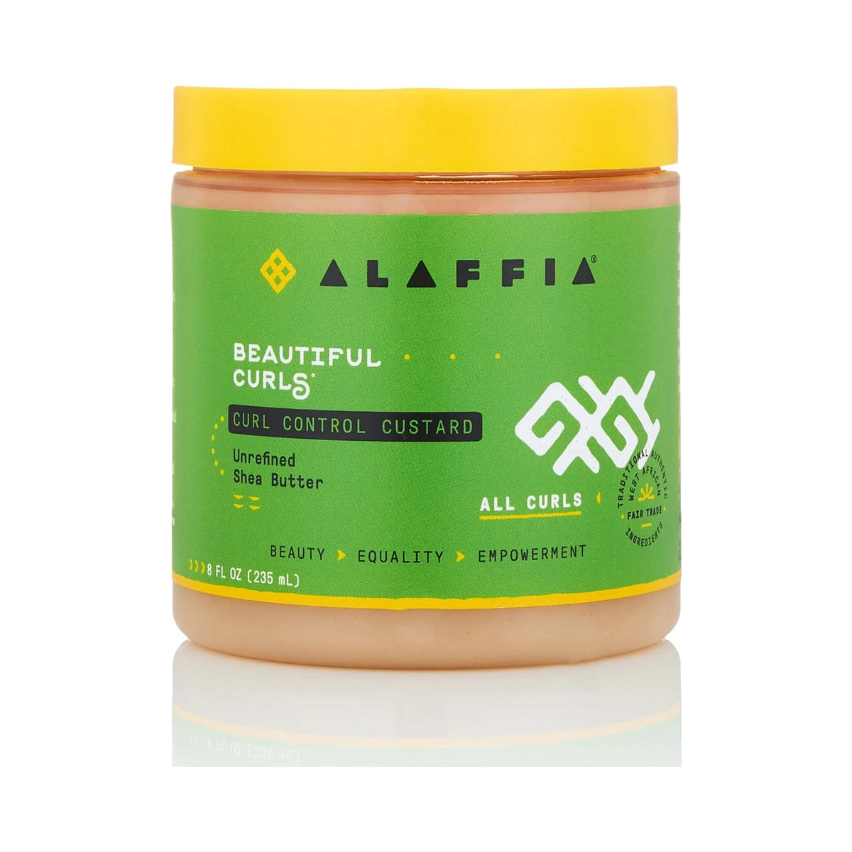 Alaffia Beautiful Curls Define Curl Custard 8 fl oz (Pack of 6)