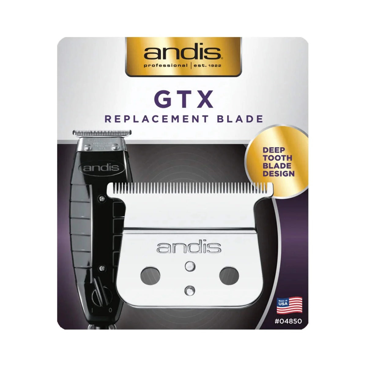 Andis T Outliner Deep Tooth Blade (Pack of 72)