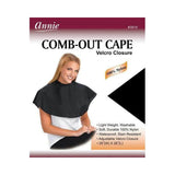 Annie Comb-Out Cape Velcro Closure Black (Pack of 144)