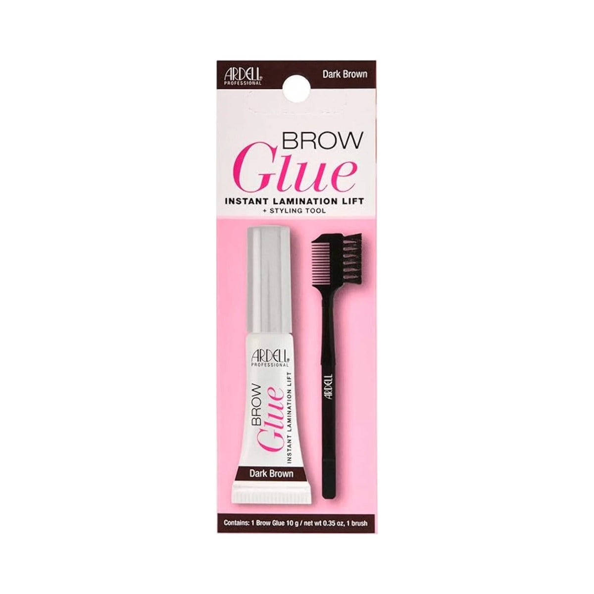 Ardell Brow Glue Instant Lamination Lift Dark Brown 0.35 Oz (Pack of 36)