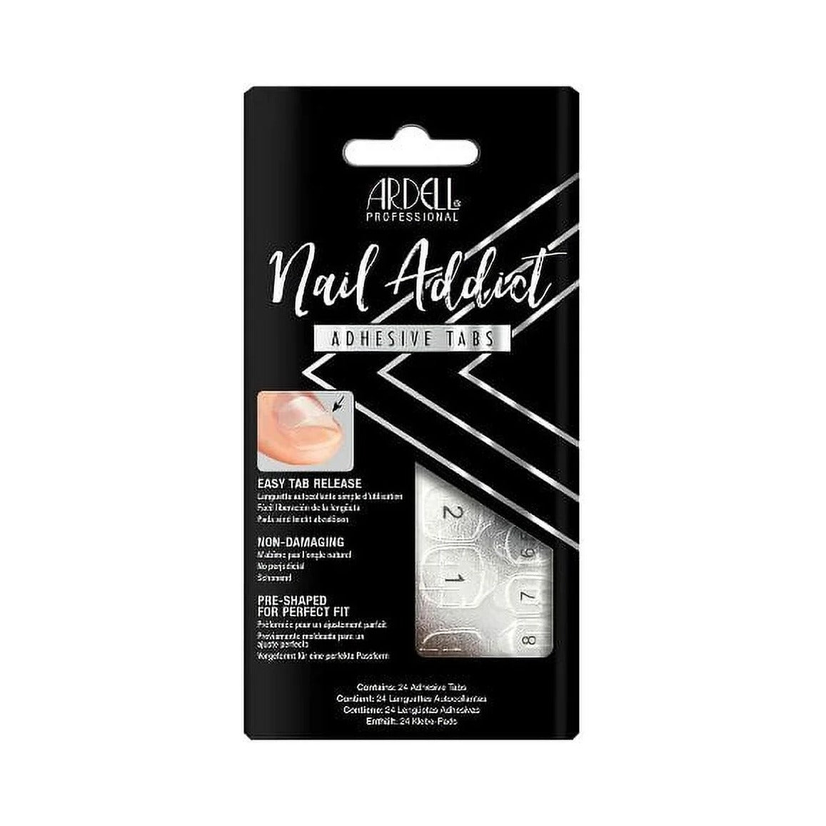 Ardell Adhesive Tabs for Artificial Nails 24 Tabs (Pack of 144)
