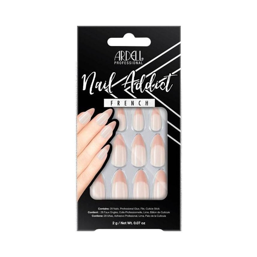 Ardell Nail Addict False Nails Nude French 28ct (Pack of 72)