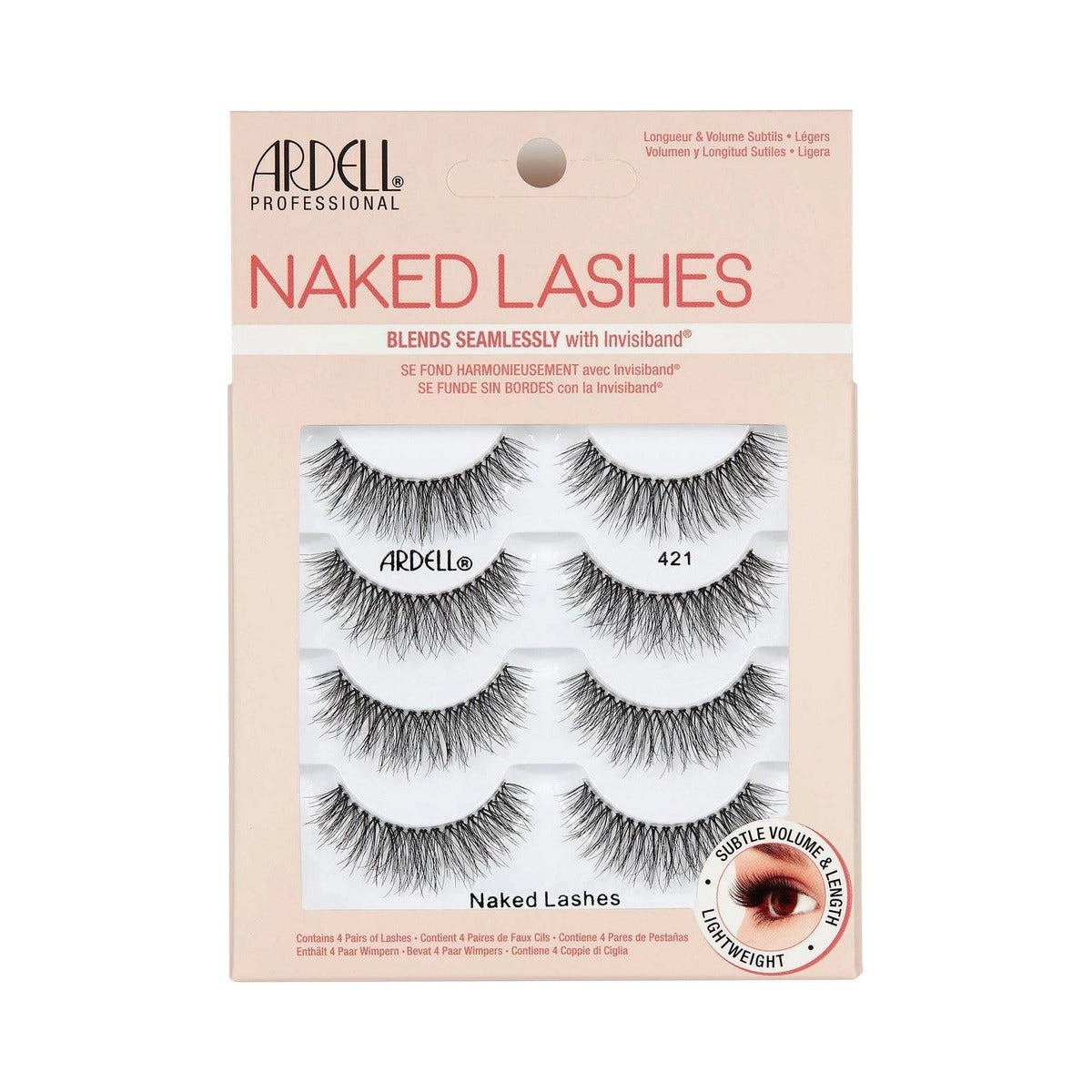 Ardell Naked 421 False Eyelashes Black (Pack of 36) - view 2