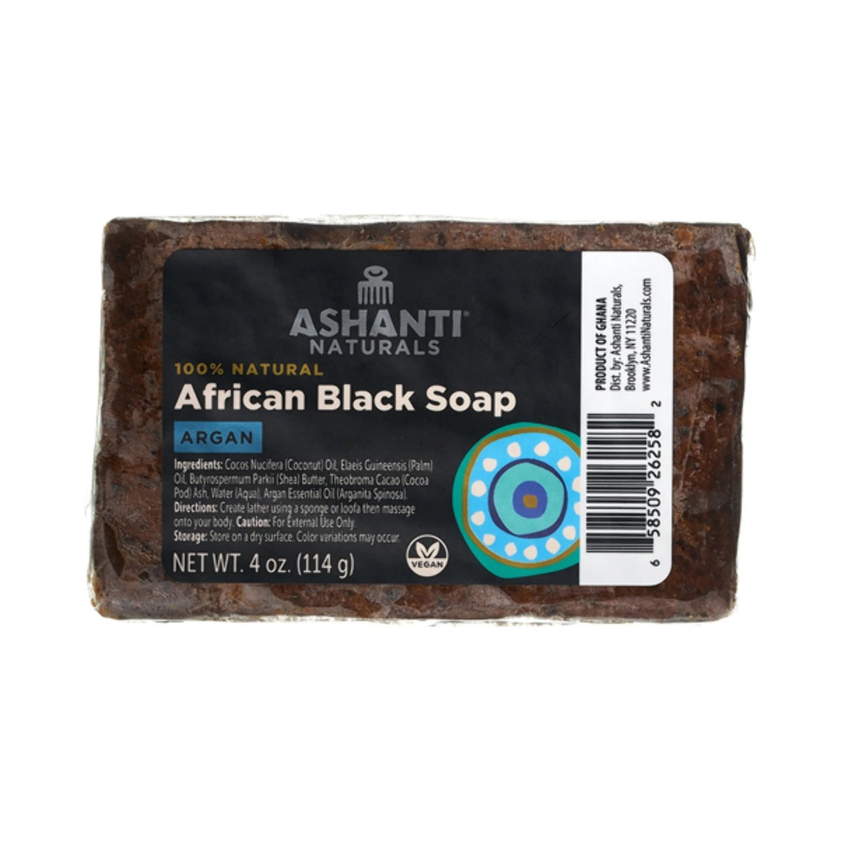 Ashanti Naturals African Black Soap Argan (Pack of 144)