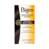 Bigen Permanent Powder Hair Color 58 Black Brown (Pack of 36) - view 2