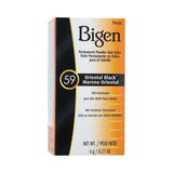 Bigen Permanent Powder Hair Color Oriental Black 59 (Pack of 36)
