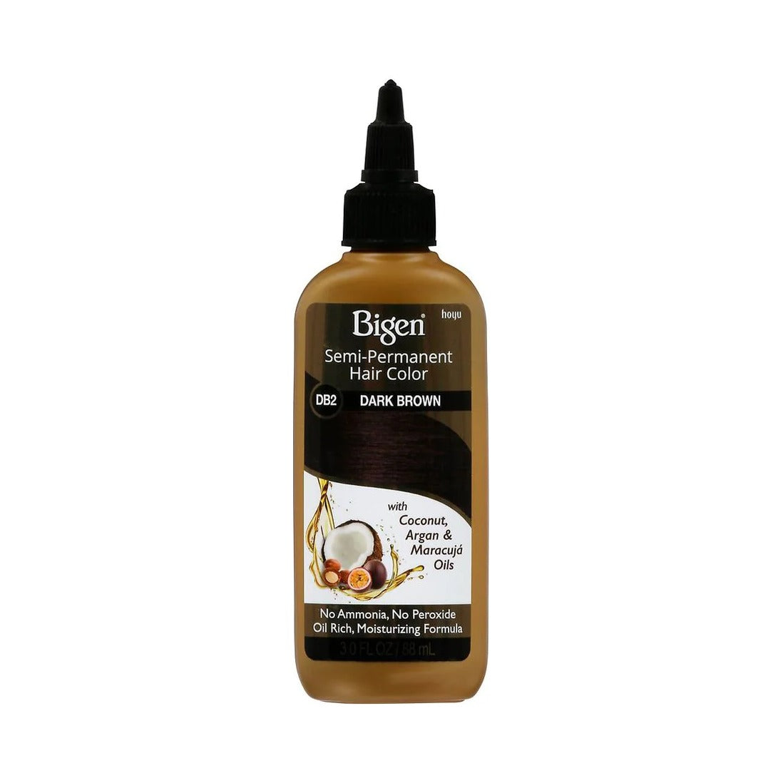 Bigen Semi-Permanent Haircolor Darkest Brown DB2 (Pack of 36)