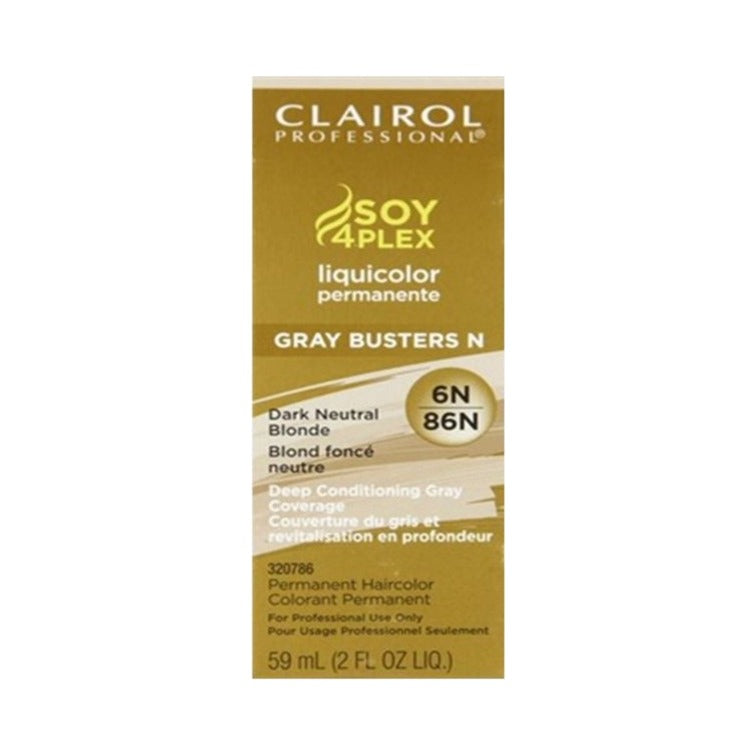 Clairol Professional Permanent Liquicolor 6N Dark Neutral Blonde 2 Fl Oz (Pack o