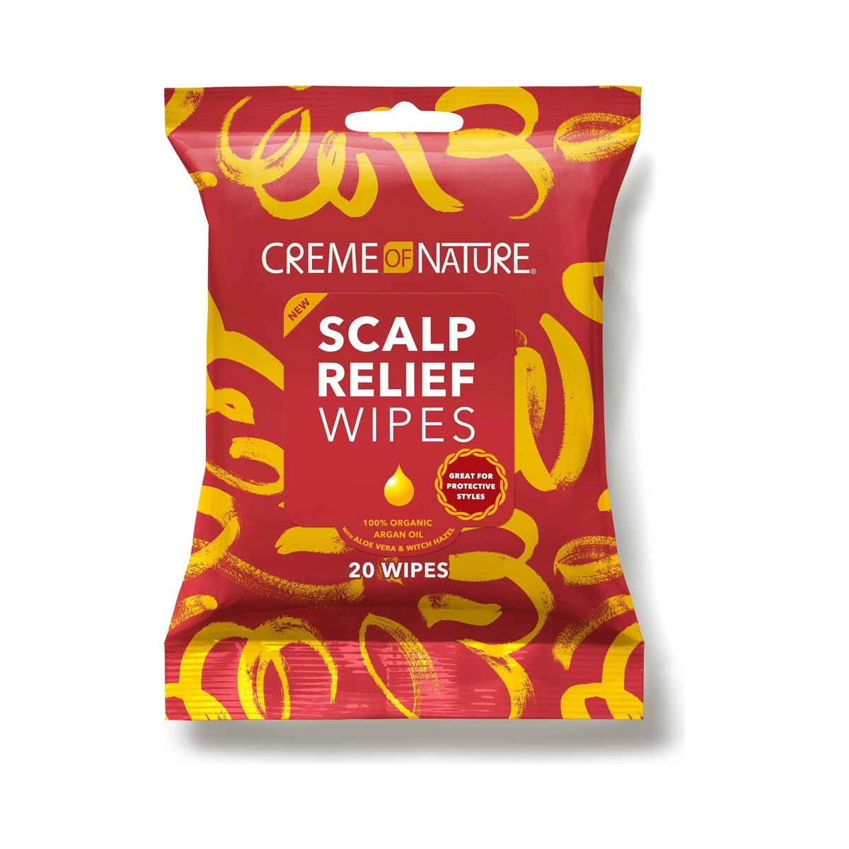 Creme of Nature Scalp Relief Wipes 20 Ct (Pack of 36)