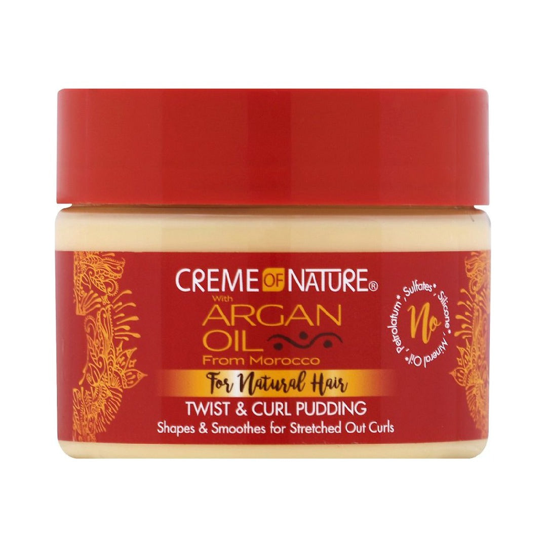 Creme of Nature Argan Twist and Curl Pudding 11.5 Oz (Pack of 6)
