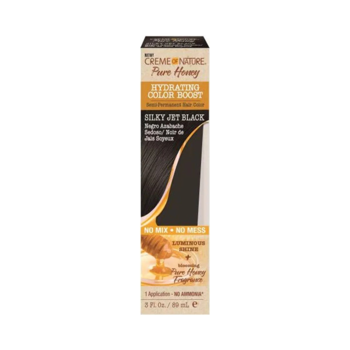 Creme of Nature Pure Honey Hydrating Color Boost Semi-Permanent 3 Oz (Pack of 12