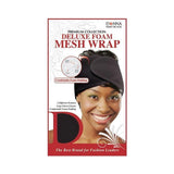 Donna Deluxe Foam Mesh Hair Wrap Black (Pack of 288)