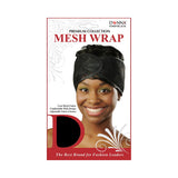 Donna Deluxe Foam Mesh Hair Wrap Black (Pack of 288) - view 2