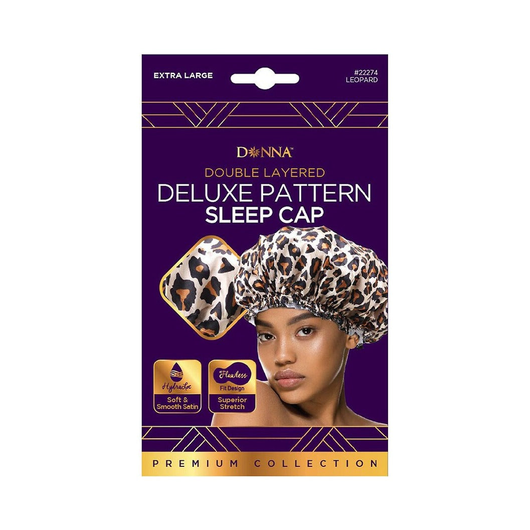 Donna Premium Collection Leopard Sleep Cap Extra Large (Pack of 288) - view 2