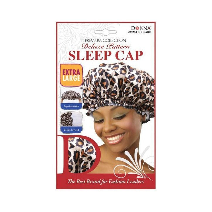 Donna Premium Collection Leopard Sleep Cap Extra Large (Pack of 288) - view 3