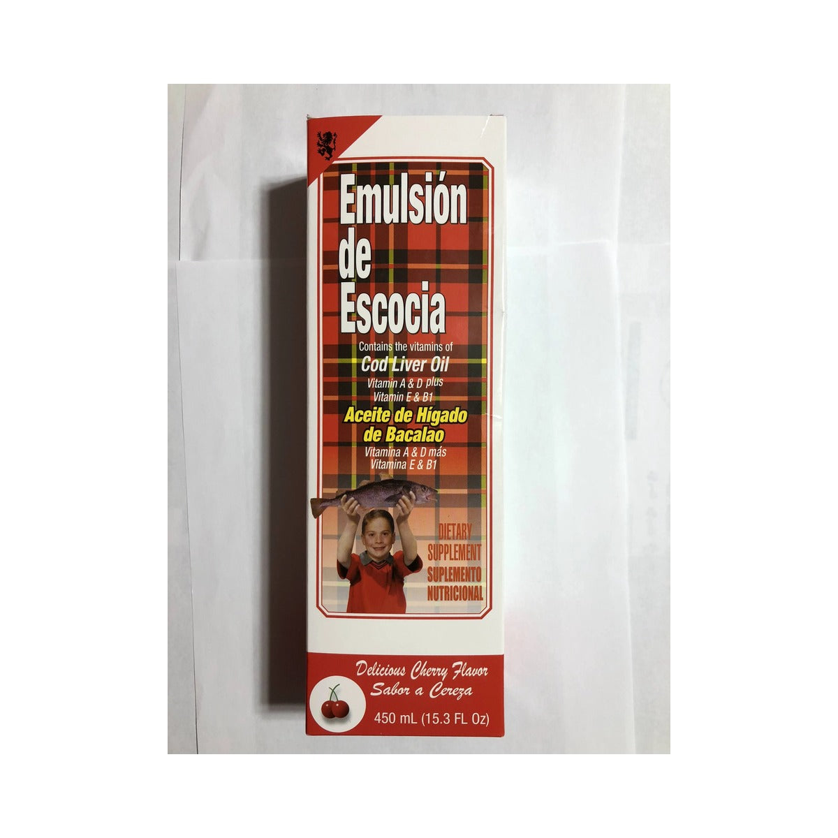 Emulsion De Escocia Cod Liver Oil 15.3 Oz (Pack of 32)