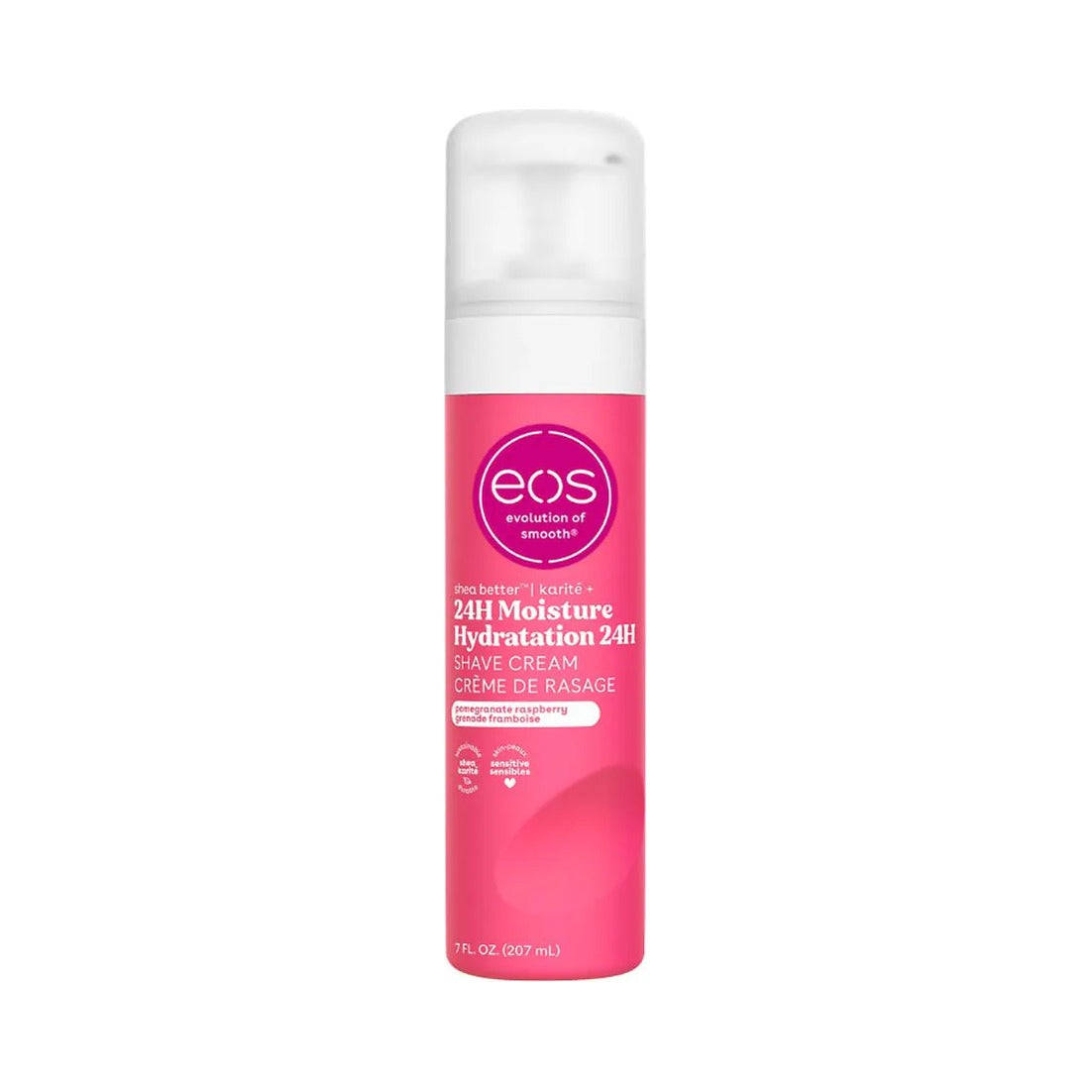 eos Shea Better Women's Shave Cream Pomegranate Raspberry 7 Oz (Pack of 18)