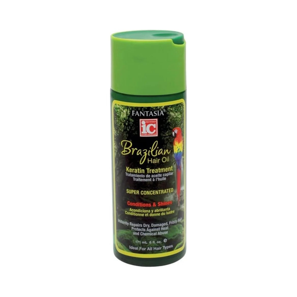 The Fantasia Collection Brazilian Hair Oil Keratin 6 Oz (Pack of 12)