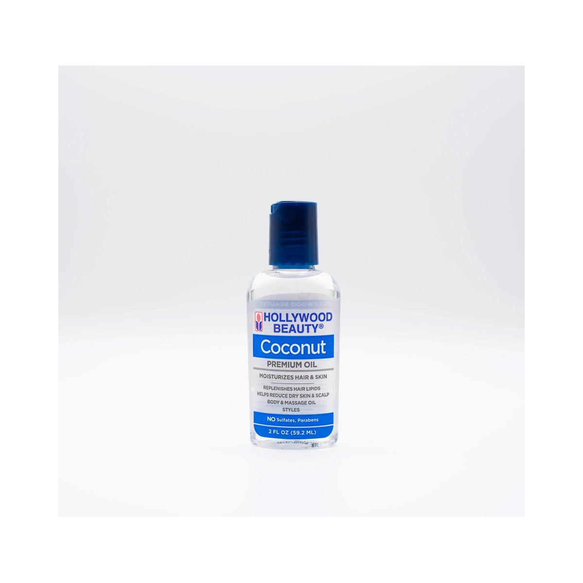 Hollywood Beauty Coconut Oil for Hair, Scalp & Skin 2 Fl Oz (Pack of 72)