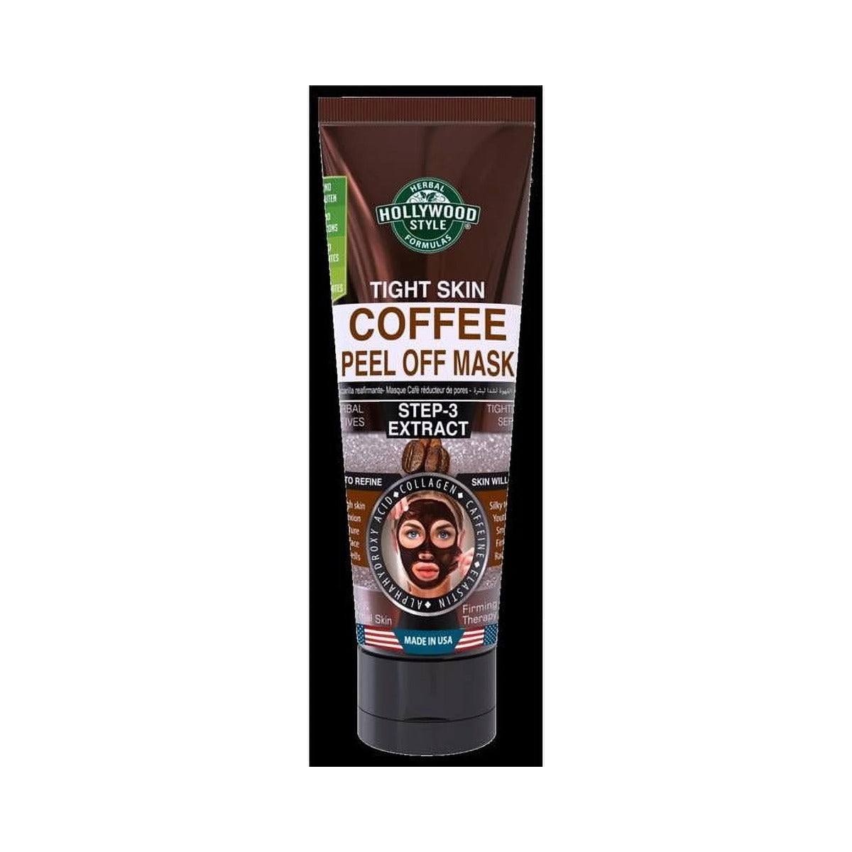 Hollywood Style Tight Skin Coffee Peel Off Mask 100 ml (Pack of 24)