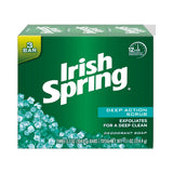 Irish Spring Deep Action Scrub Deodorant Soap 2.1 Oz (Pack of 18)