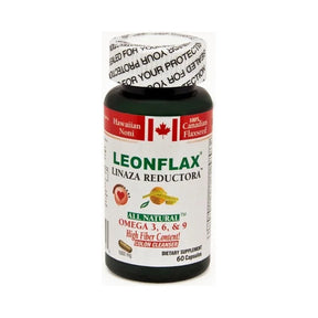 LeonFlax Flax Seed Omega-3-6-9 Capsules 60 Ct (Pack of 100)