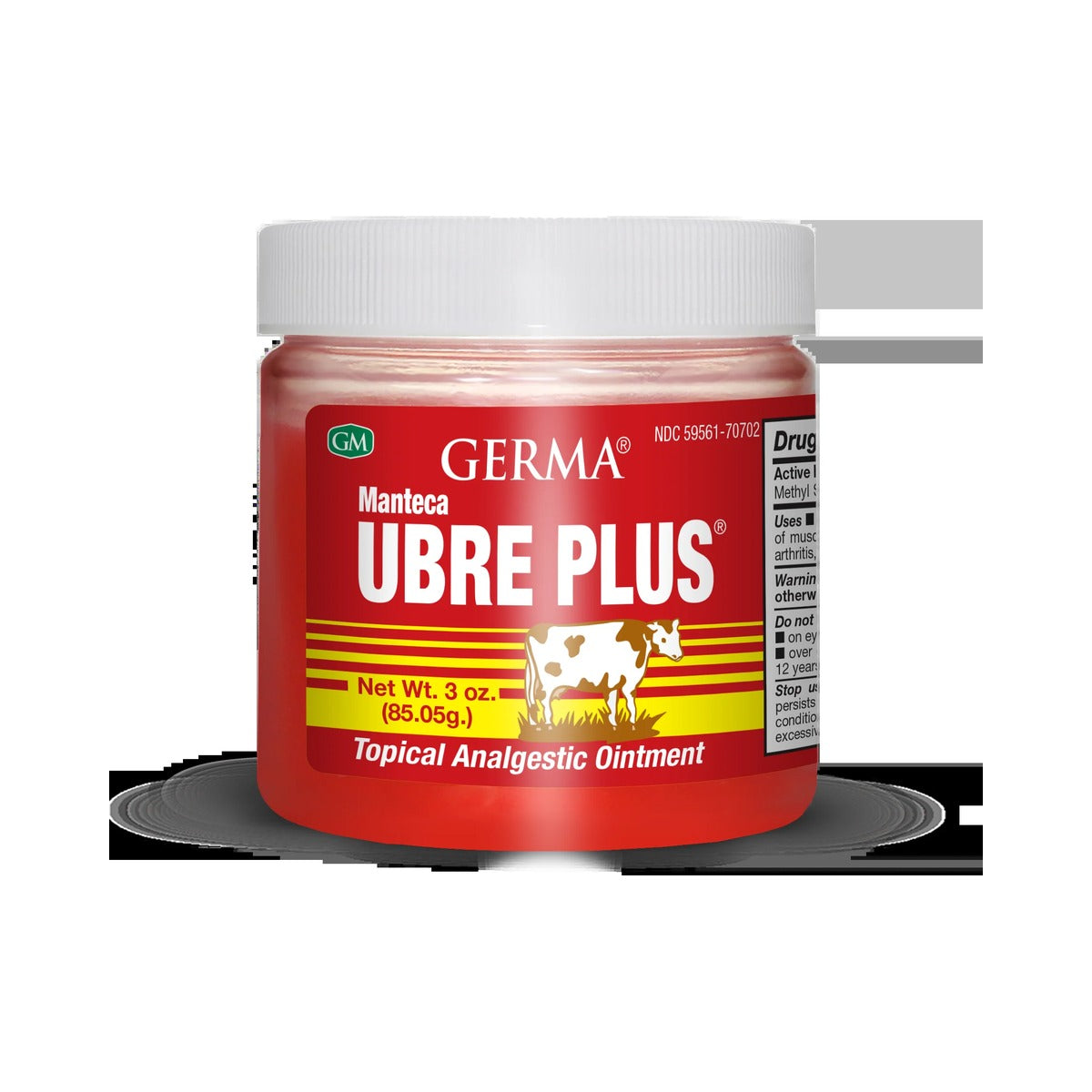 Germa Manteca Ubre Plus Red 3 Oz (Pack of 50)