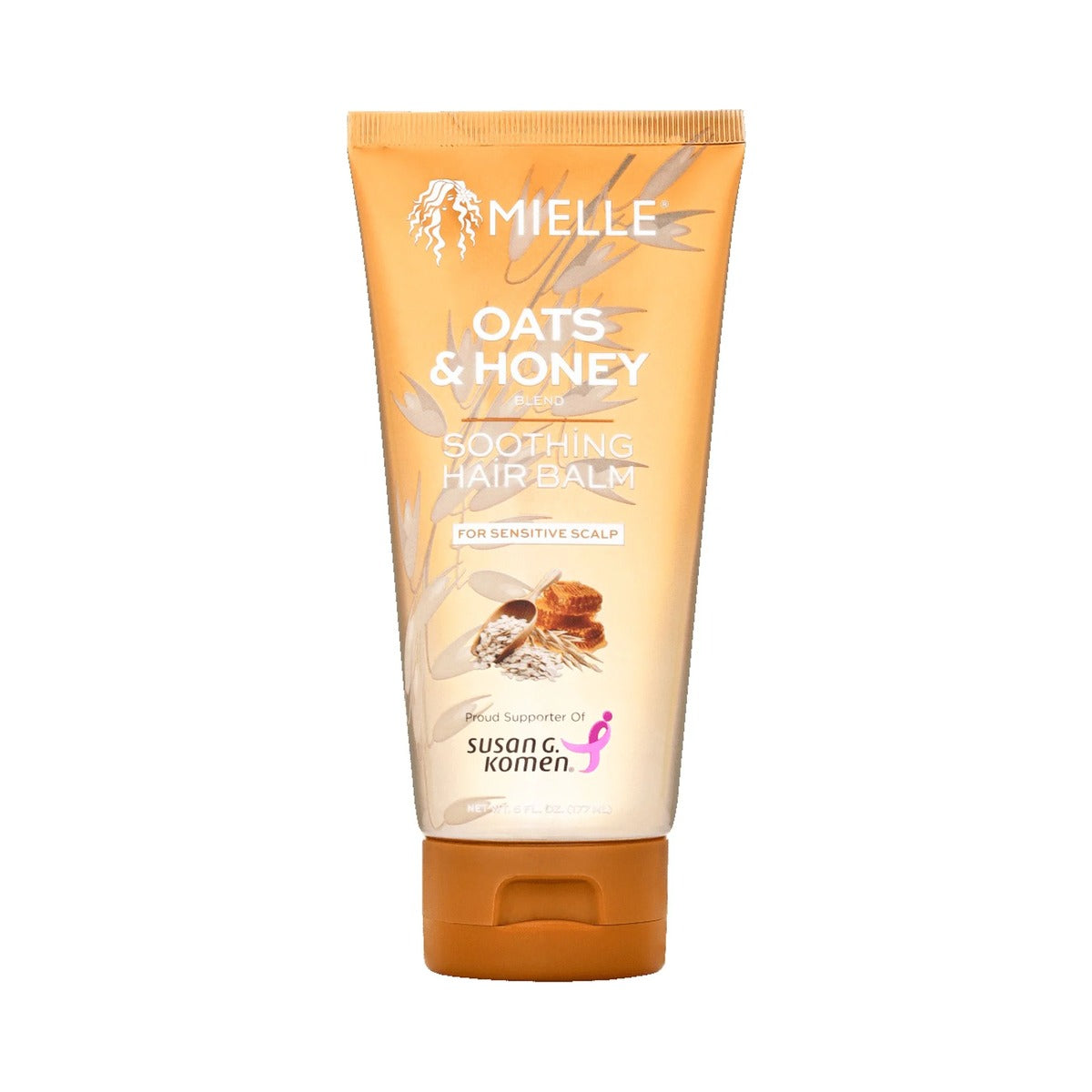 Mielle Organics Oats & Honey Hair Balm 8 Oz (Pack of 6)