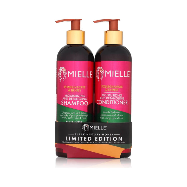 Mielle Organics Pomegranate & Honey Shampoo & Conditioner 12 Oz (Pack of 3)