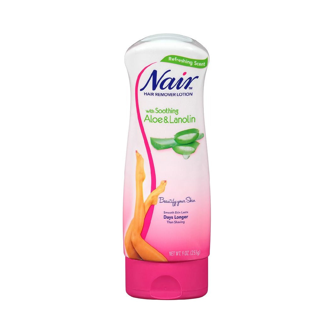 Nair Hair Removal Body Cream Aloe & Water Lily 9 Oz (Pack of 12)
