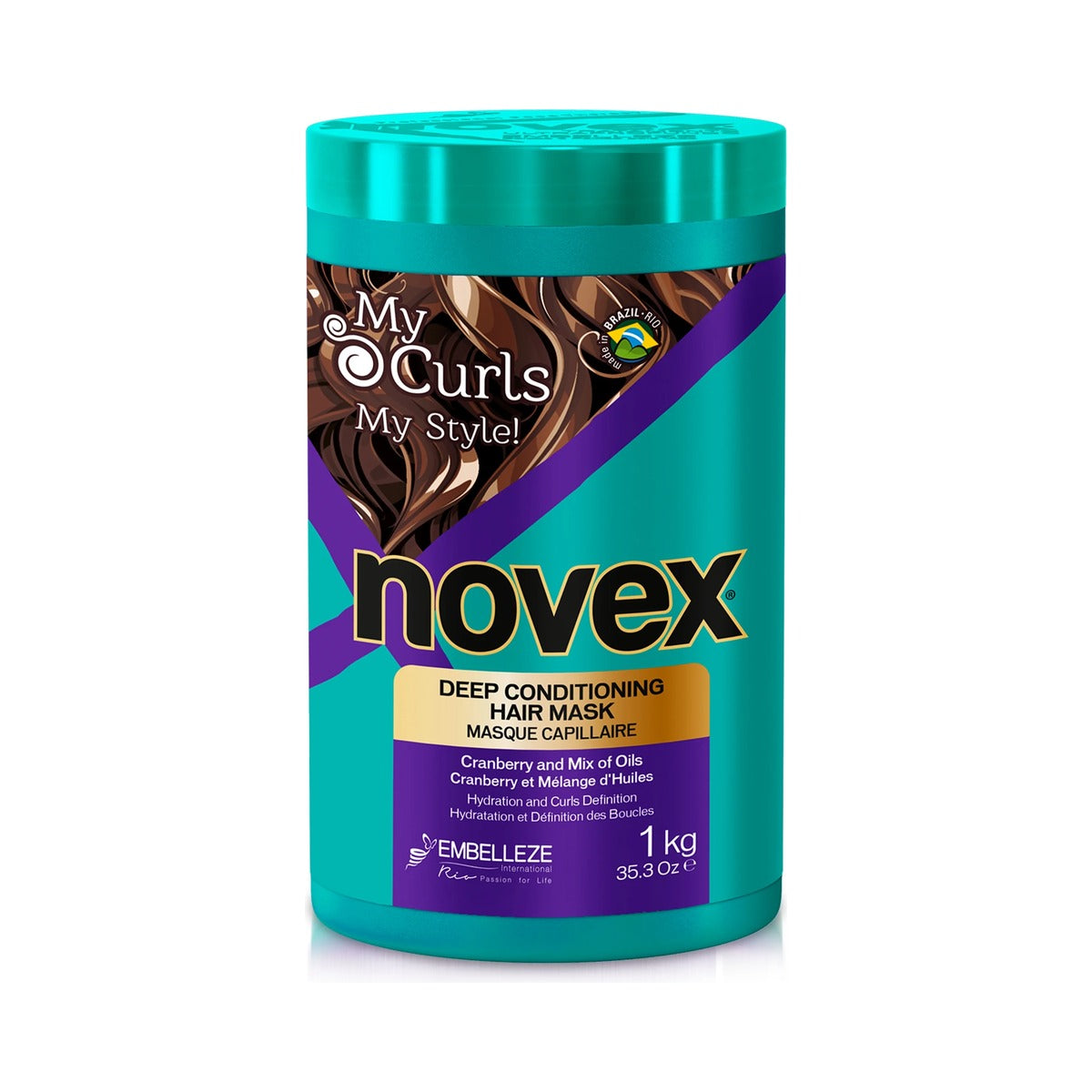 Novex My Curls Deep Conditioning Treatment 1kg (Pack of 6)
