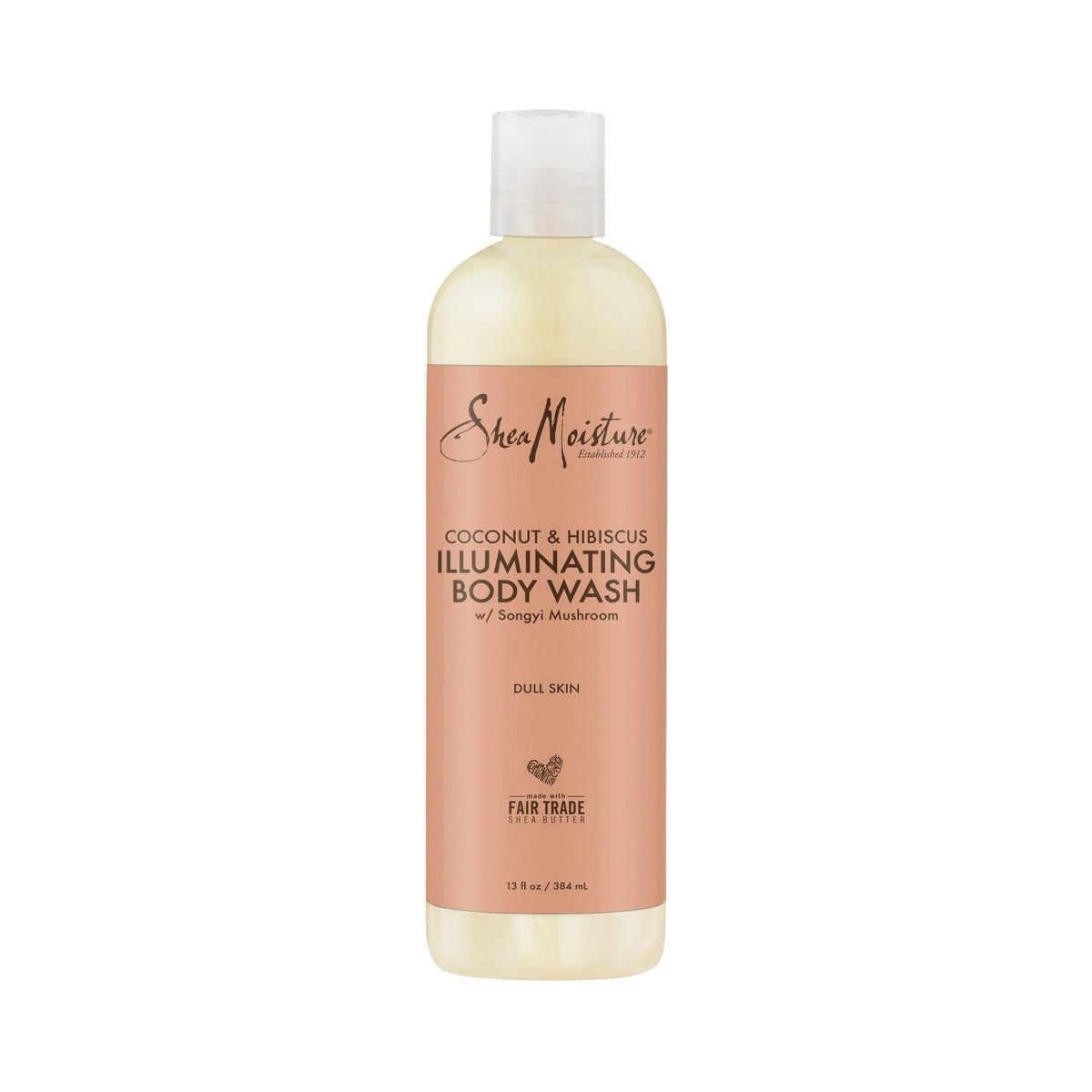 SheaMoisture Coconut & Hibiscus Body Wash 13 Fl Oz (Pack of 12)