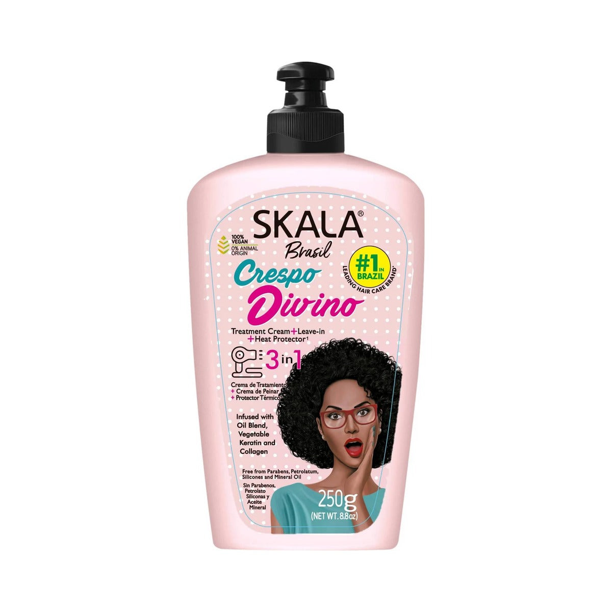 SKALA Divino 3-in-1 Leave-In Hair Cream 8.8 Oz (Pack of 12)
