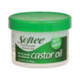 Softee Castor Oil Hair & Scalp Conditioner 3 Oz (Pack of 6)