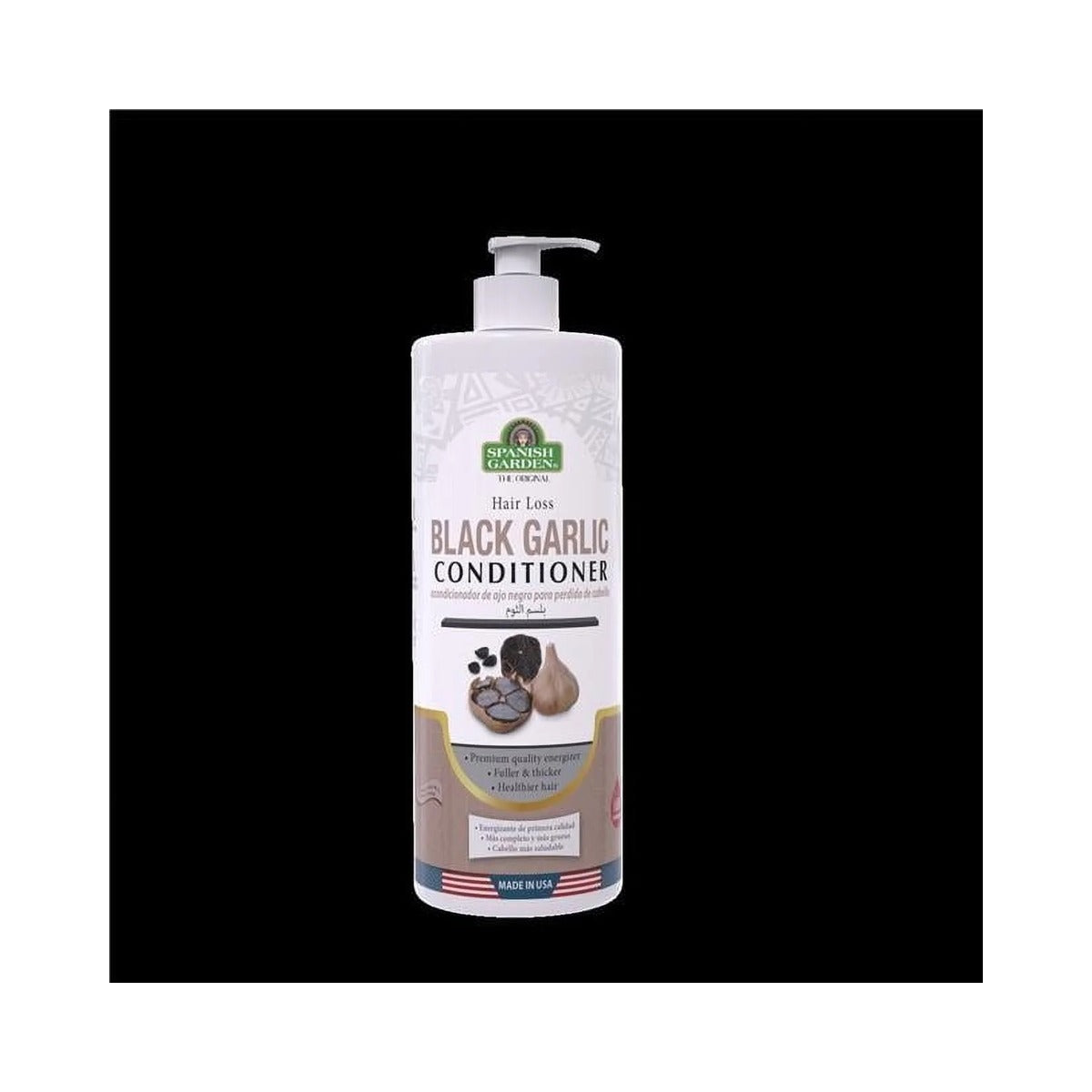 Spanish Garden Black Garlic Conditioner 32 Oz (Pack of 12)