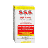 S.S.S. Tablets Multivitamin 20 Count (Pack of 12)