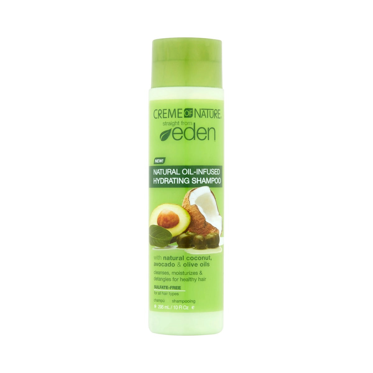 Creme of Nature Straight from Eden Hydrating Shampoo 10 Fl Oz (Pack of 12)