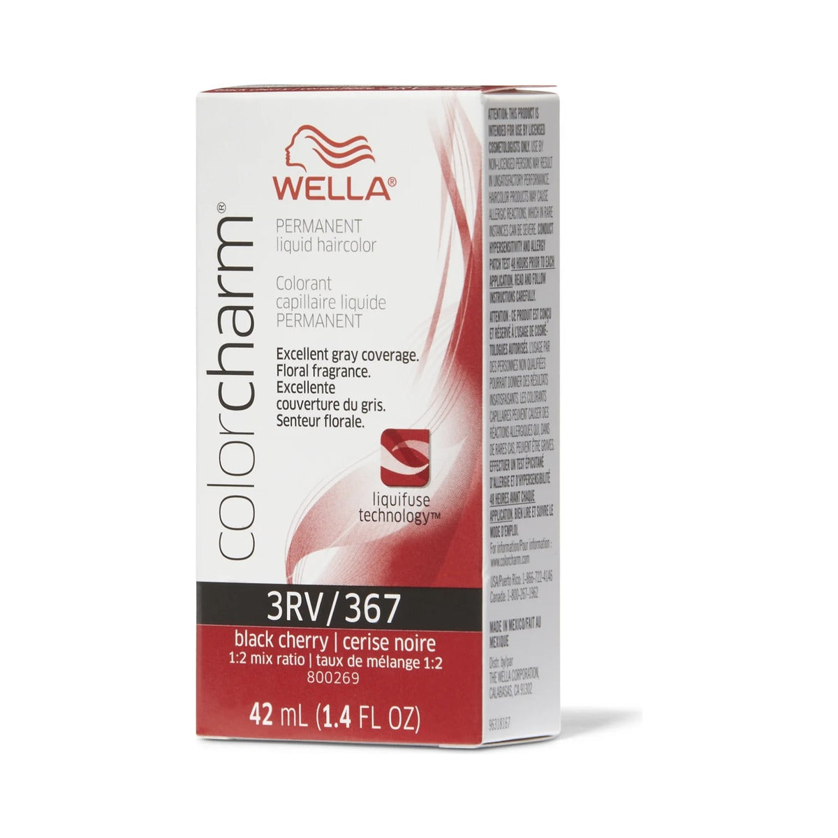 Wella Color Charm #3RV/367 Black Cherry (Pack of 36)
