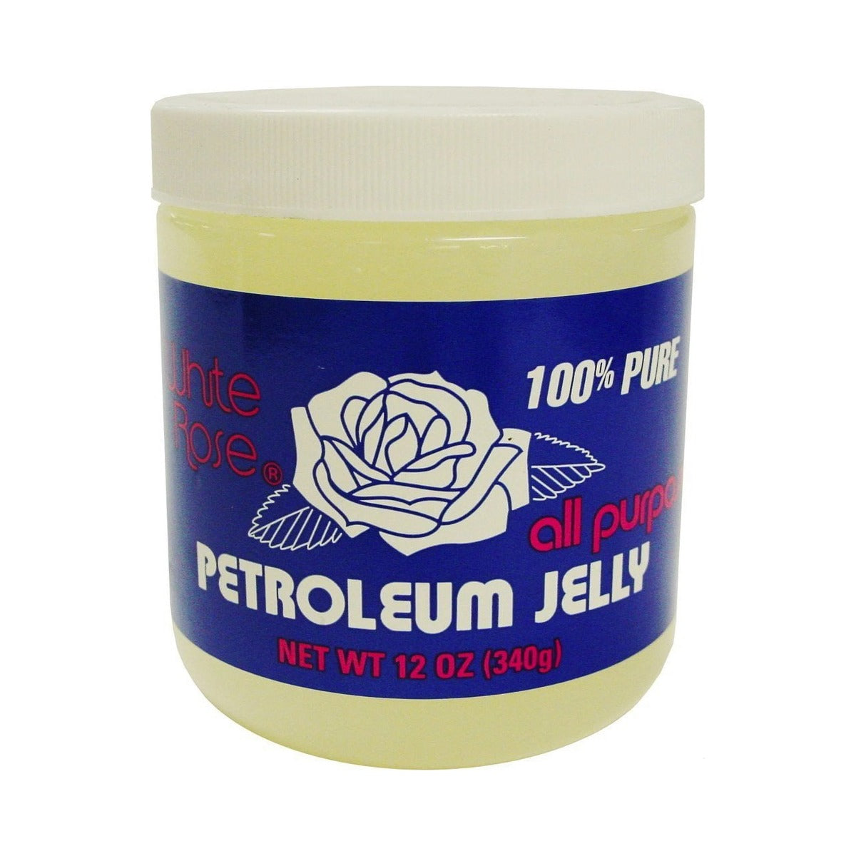 White Rose Petroleum Jelly 3.53 Oz (Pack of 12)