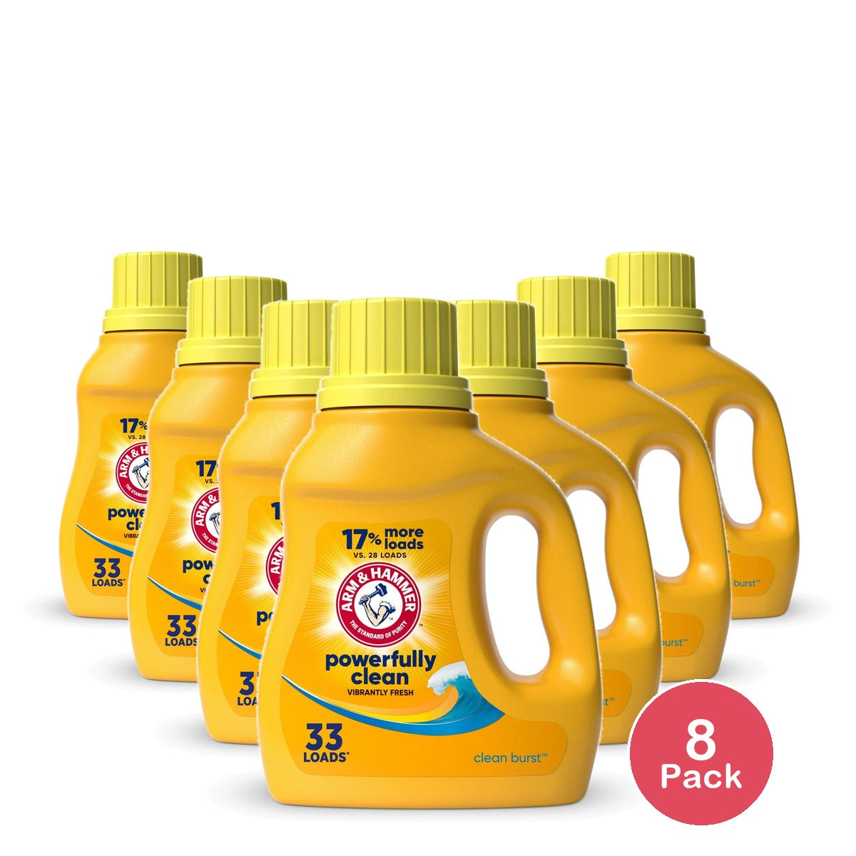 A&H Powerfully Clean 33 OZ (Pack of 8)