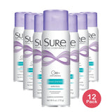 Aerosol Unscented Anti Perspirant and Deodorant by Sure for Unisex 6 OZ (Pack of 12)