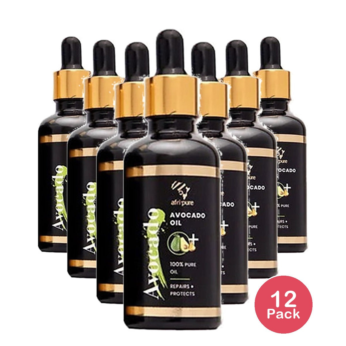 Afri Pure 100% Avocado Oil 1.7 Oz (Pack of 12)