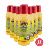 Africa's Best Coconut Growth Oil 4. Oz (Pack of 12)