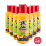 Africa's Best Jamaican Black Castor Growth Oil 4. Oz (Pack of 12)