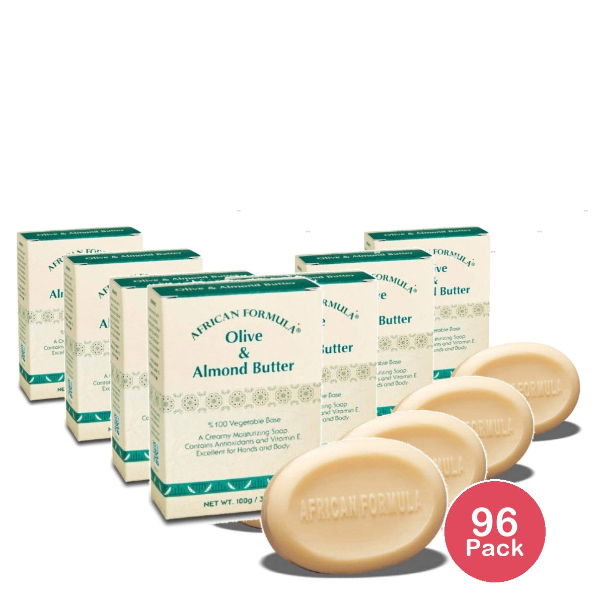 African Formula Olive Almond Butter Soap 3.5 Oz (Pack of 96)